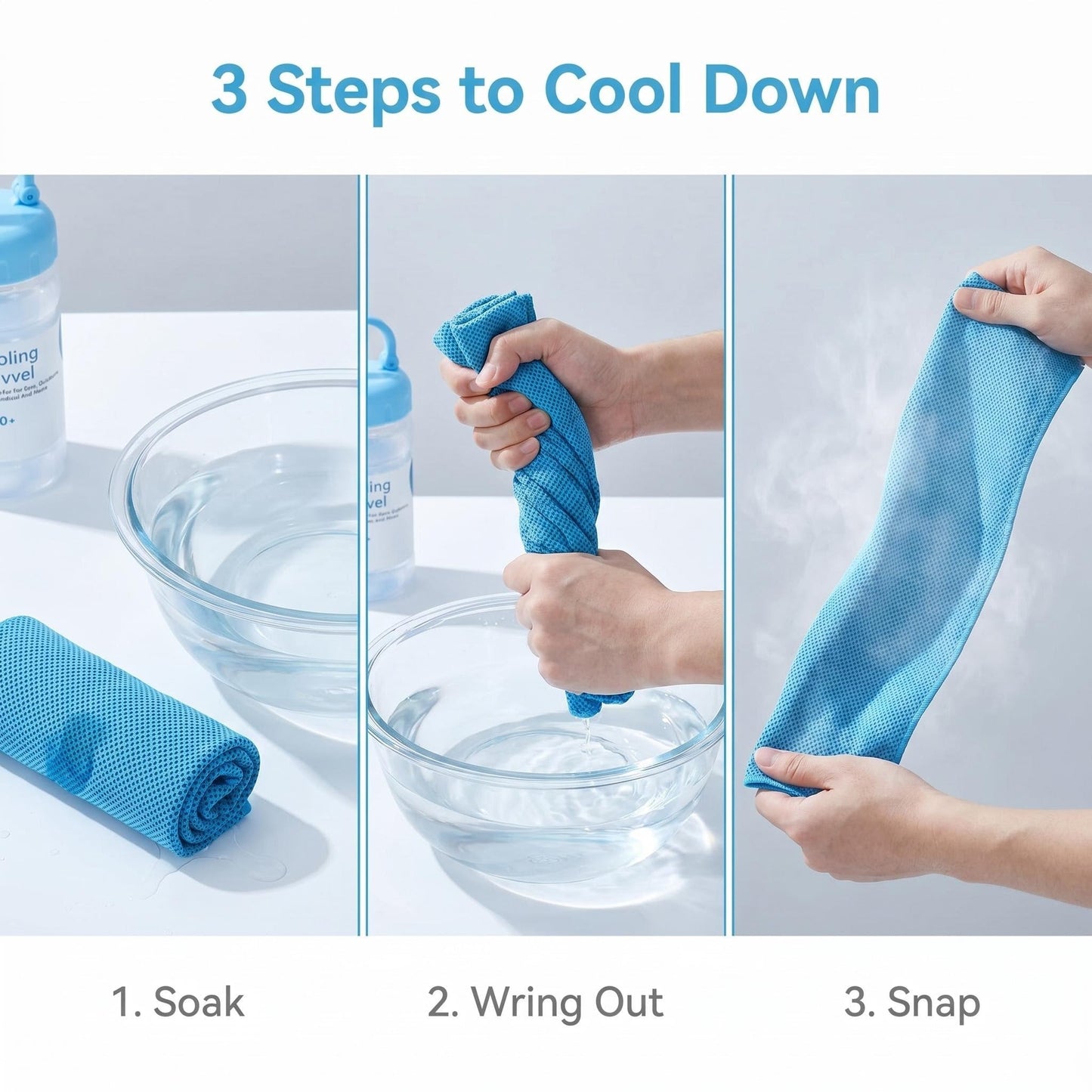 LUCKYSONG® Reusable Cooling Sweat Towel