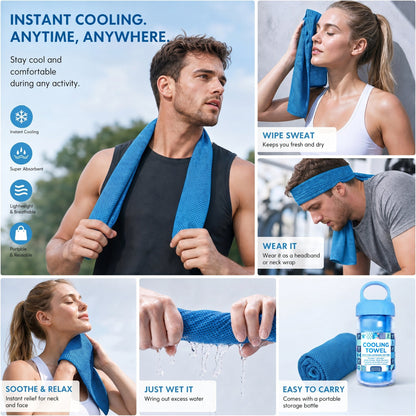 LUCKYSONG® Reusable Cooling Sweat Towel