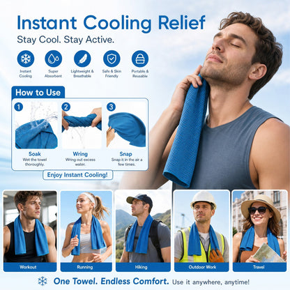 LUCKYSONG® Reusable Cooling Sweat Towel