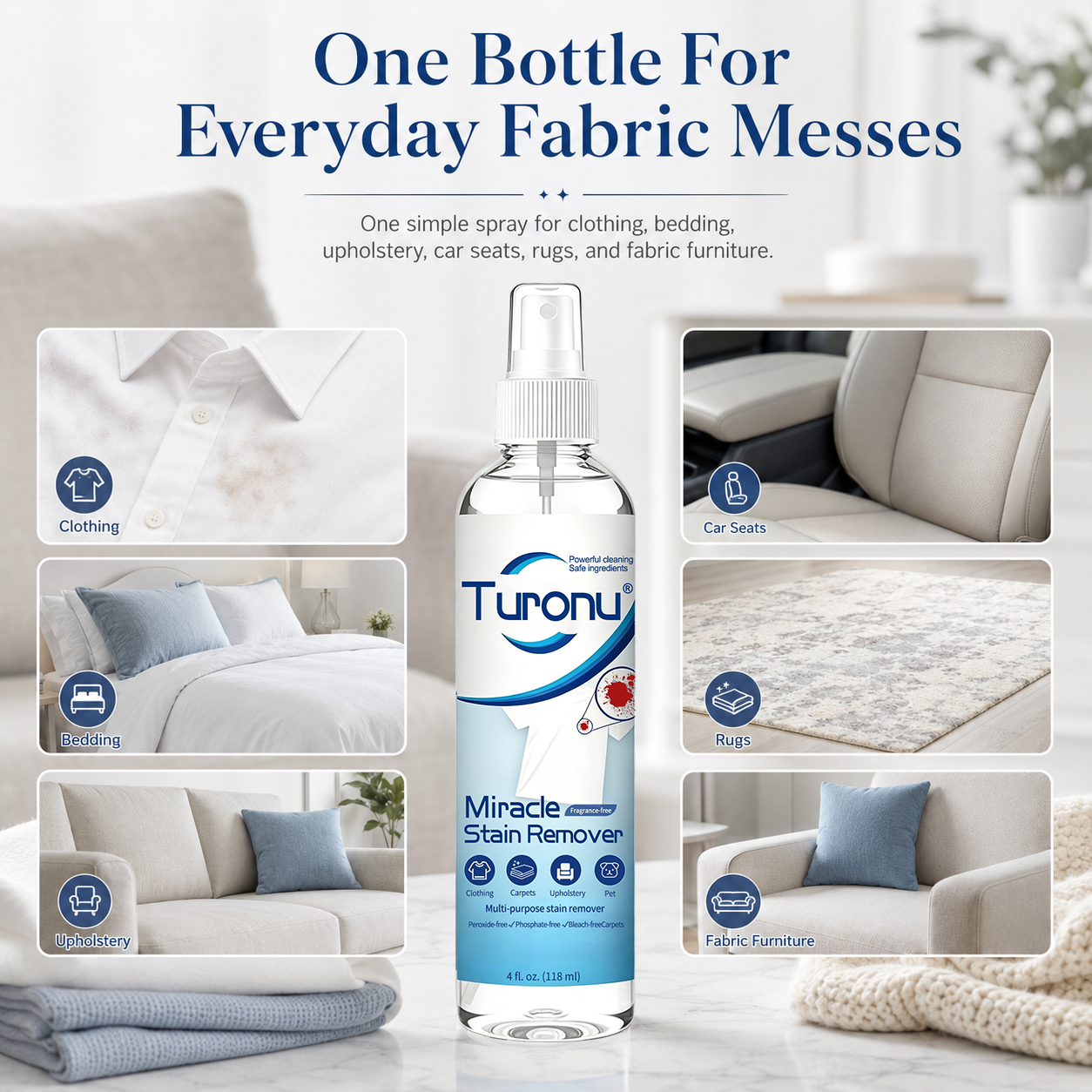 🔥Turonu® Advanced Fabric Stain Removal Formula 30% OFF