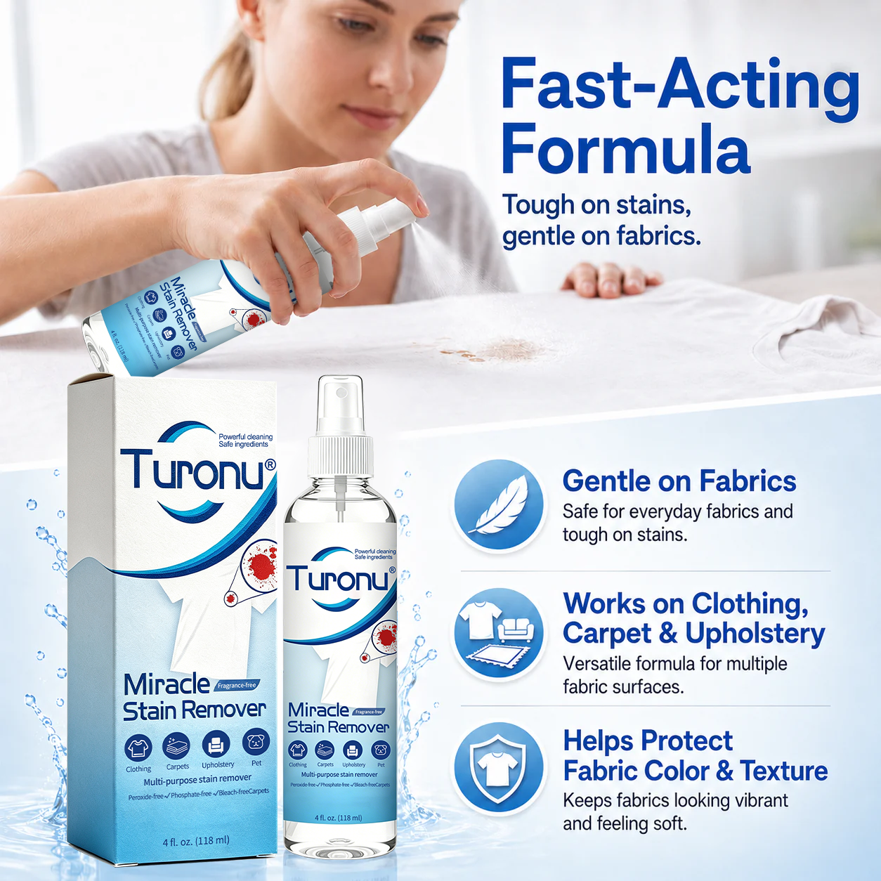 🔥Turonu® Advanced Fabric Stain Removal Formula 30% OFF