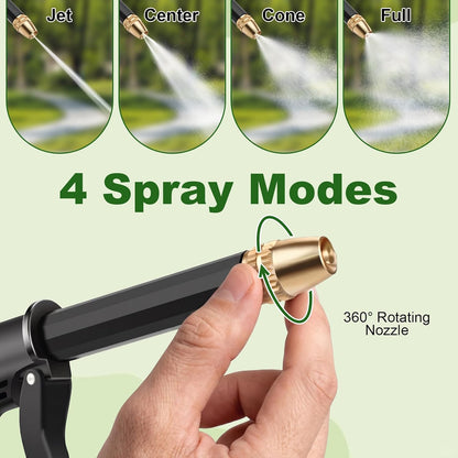 BVJ® Portable High-Pressure Garden Hose Nozzle Sprayer