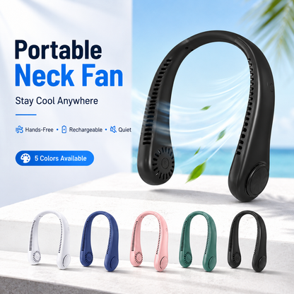Billhol® Portable Rechargeable Neck Fan