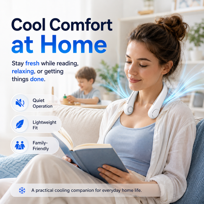 Billhol® Portable Rechargeable Neck Fan
