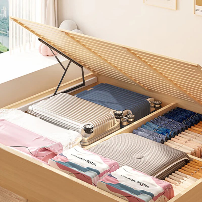 Large-capacity no-pump vacuum storage bag