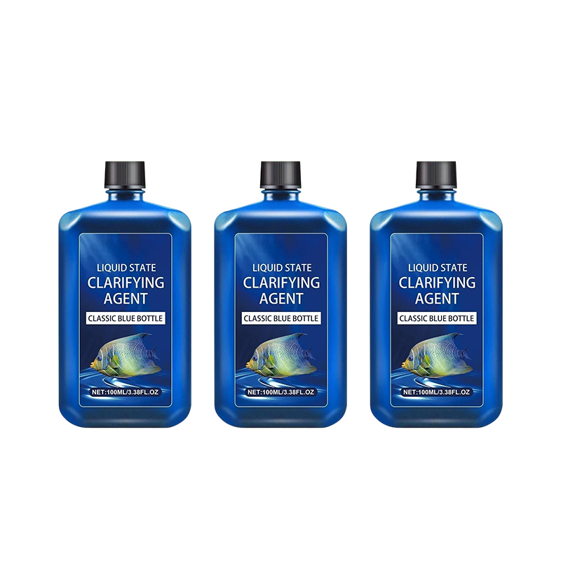 Three-pack aquarium water clarifier bundle