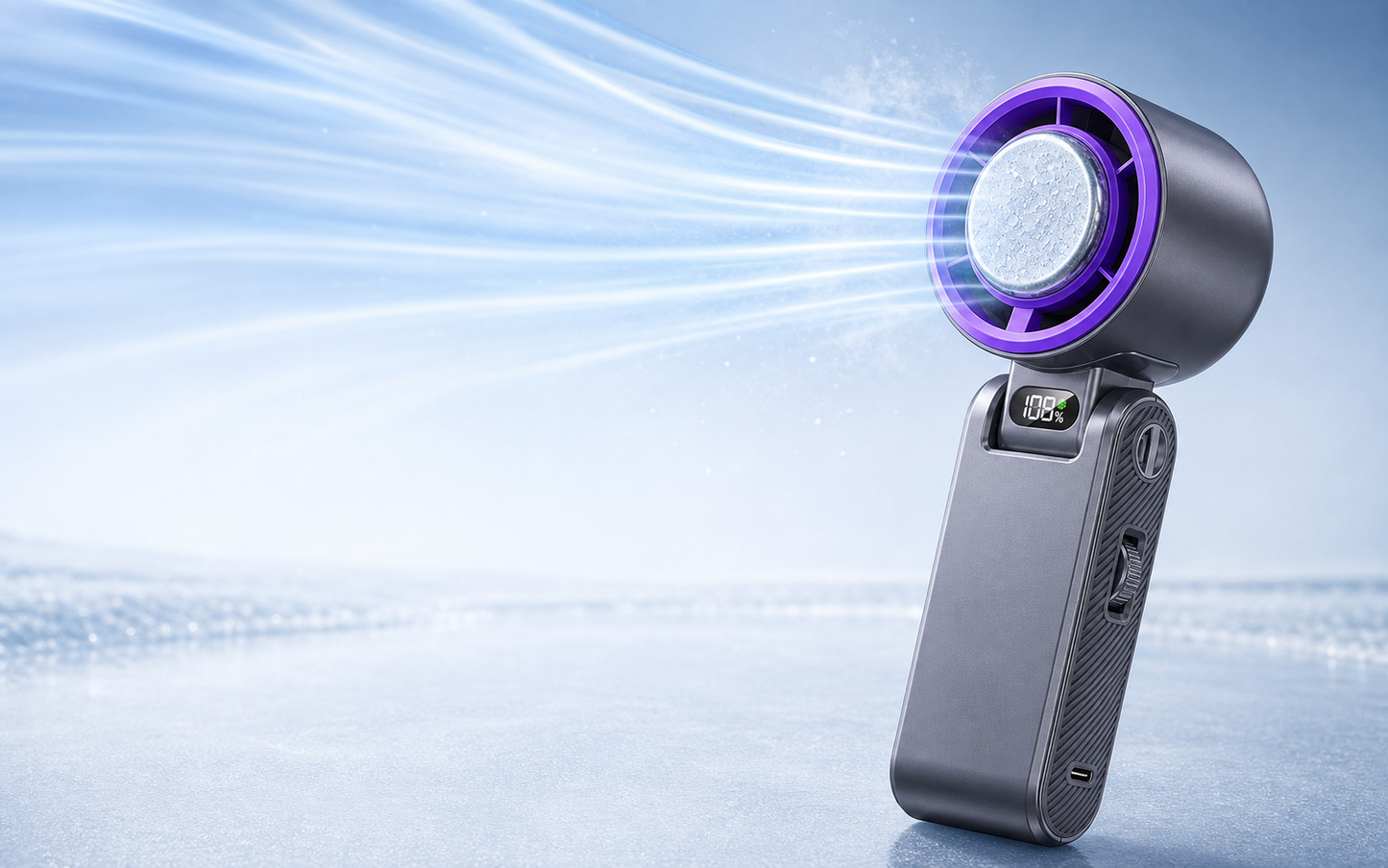 Billhol Pro handheld cooling fan with powerful airflow