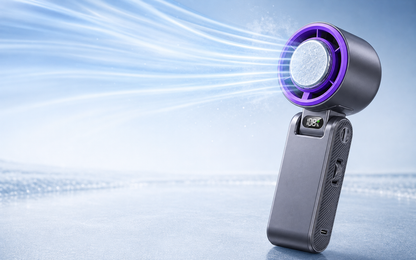 Billhol Pro handheld cooling fan with powerful airflow