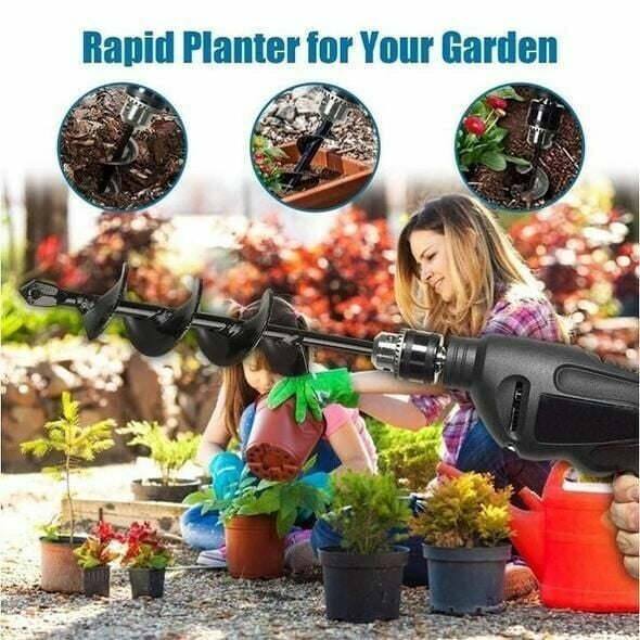 REBYIPO® Garden Auger Drill Bit Tool for Planting