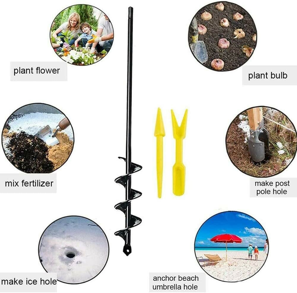 REBYIPO® Garden Auger Drill Bit Tool for Planting