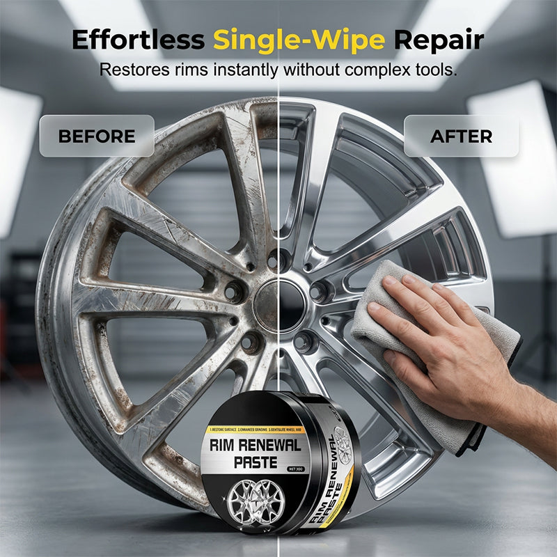 Wheel restoration before and after