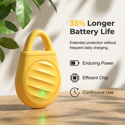 Long battery life portable ultrasonic repeller